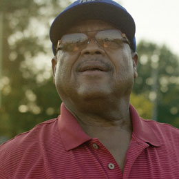 Outdoor portrait of Coach Leroy Henderson