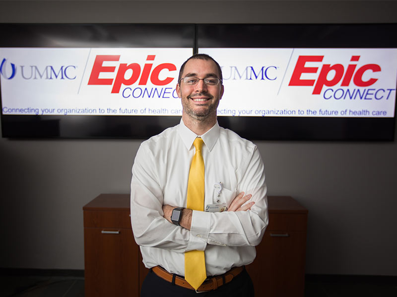 Kyle Brewer, Epic program manager, Division of Information Systems and UMMC Epic Connect