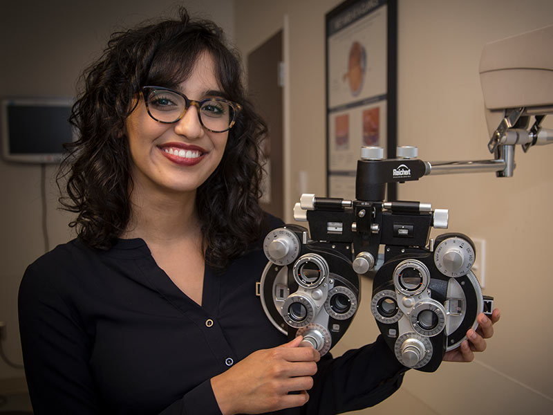Medical school graduate Salma Dawoud is eager to begin her residency in ophthalmology at the University of Iowa, which has one of the nation's top-rated programs in that specialty.