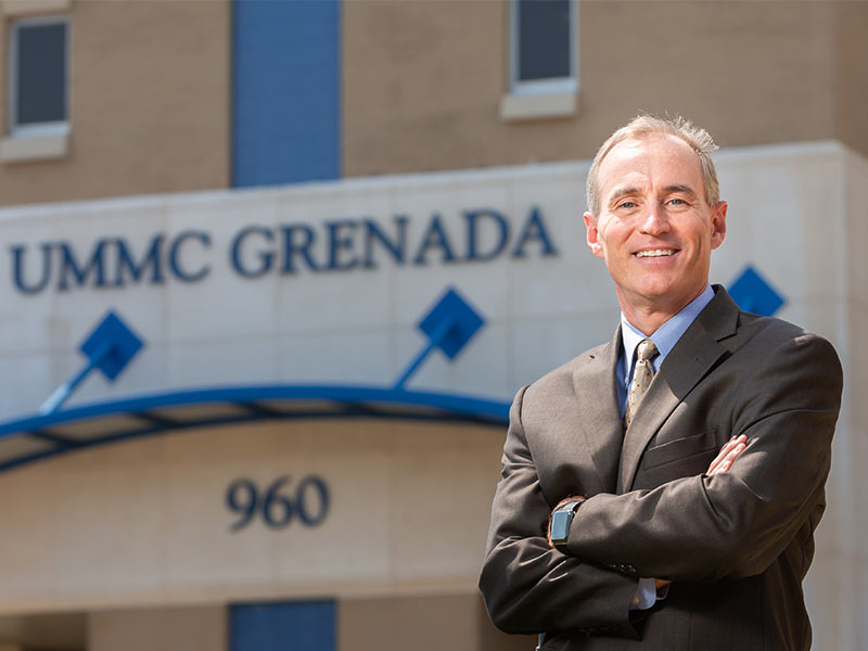Wes Siglar is the new CEO of UMMC's hospitals in Grenada and Holmes County.