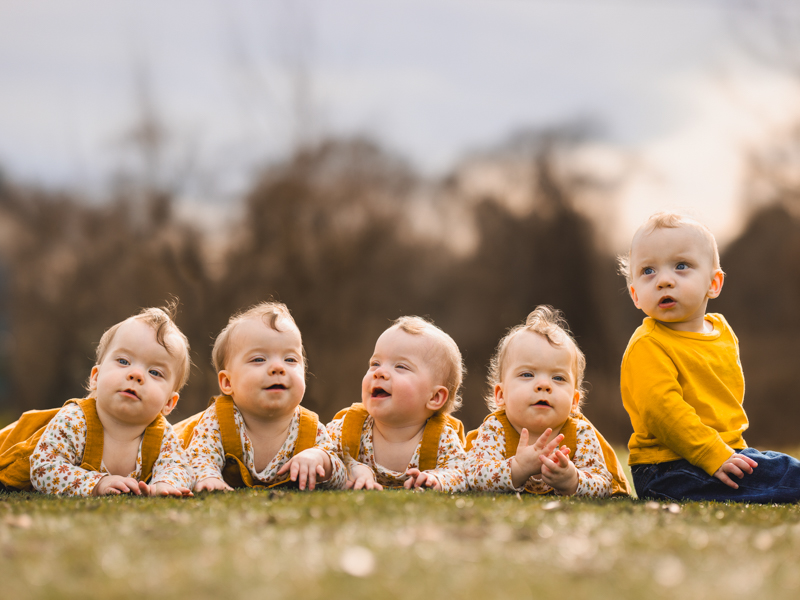 Video: Ladner quintuplets celebrate first birthday