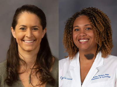 Portraits of Drs. Laura Coats and Kedra Wallace