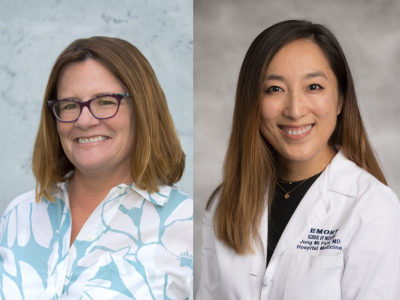 Portrait of Drs. Theresa Vettese and Jung Mi Park