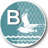 Level B, seagull wayfinding logo.