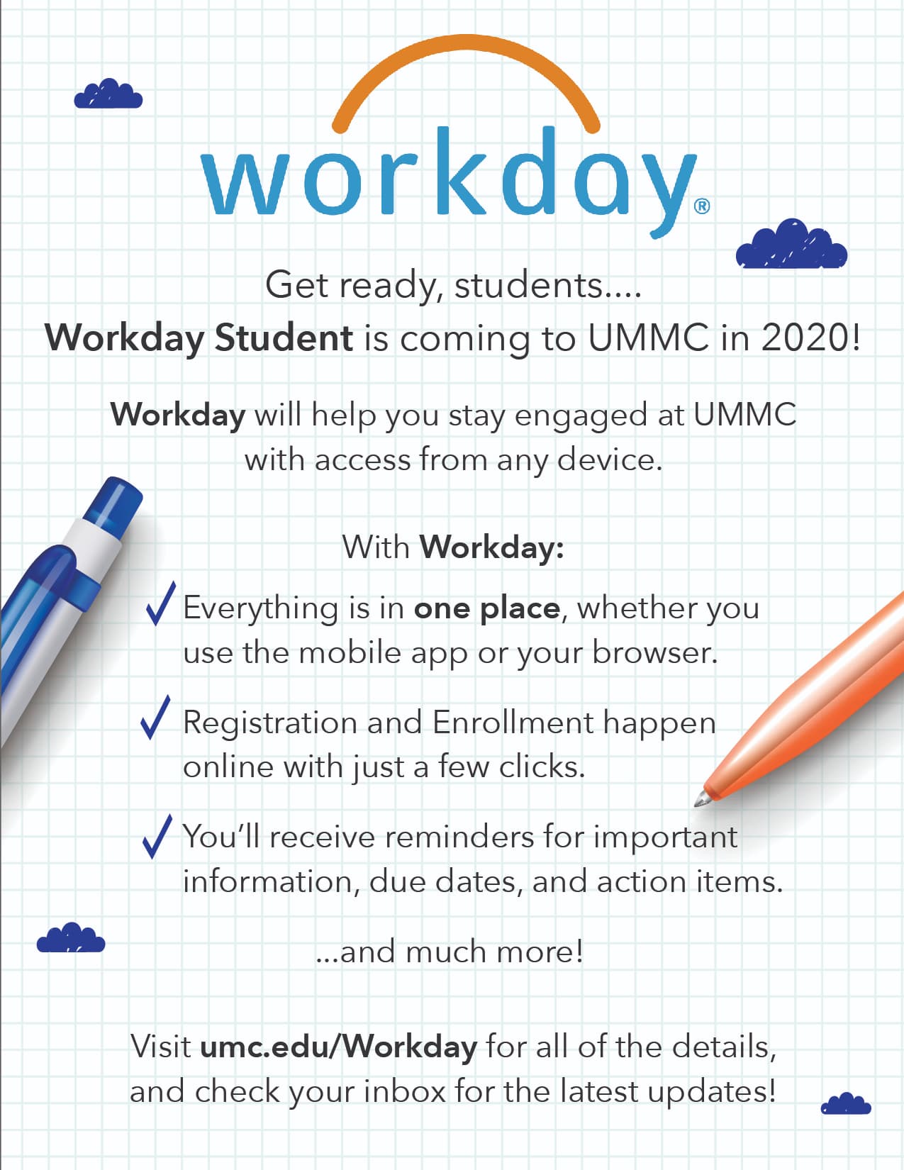 Workday Student flyer