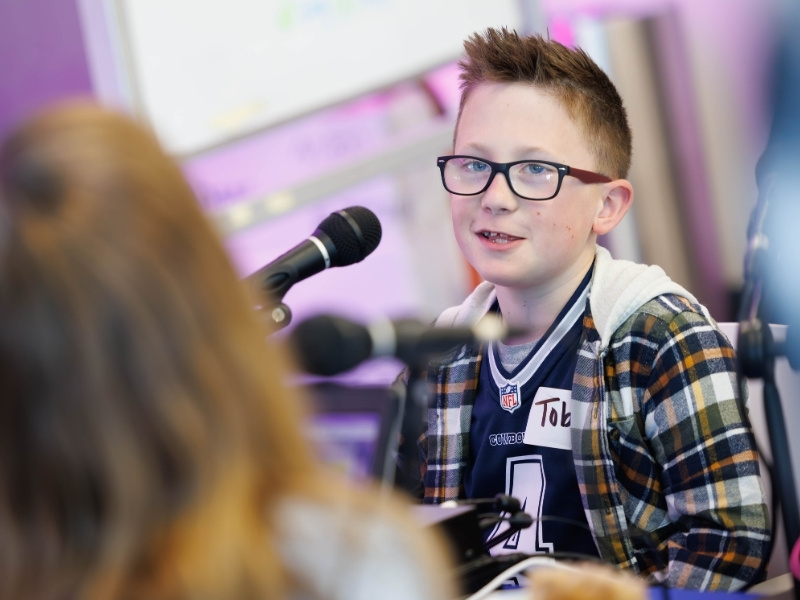 Children's of Mississippi patient Toby Owens of Fulton shares his story in a radio interview.