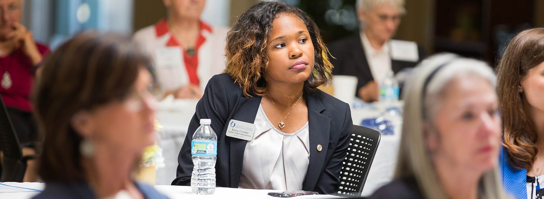 Student Alumni Representative attends event.