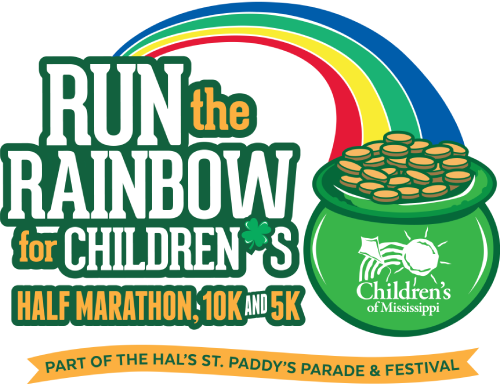 Run the Rainbow for Children's Half Marathon, 10k and 5k logo