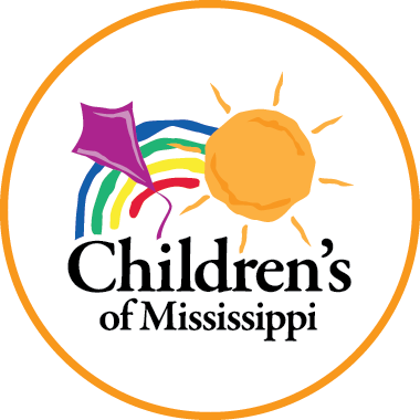 Children's of MS logo inside an orange circle