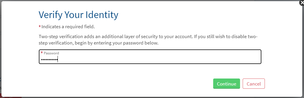 A screenshot of the MyChart page where the password may be entered.