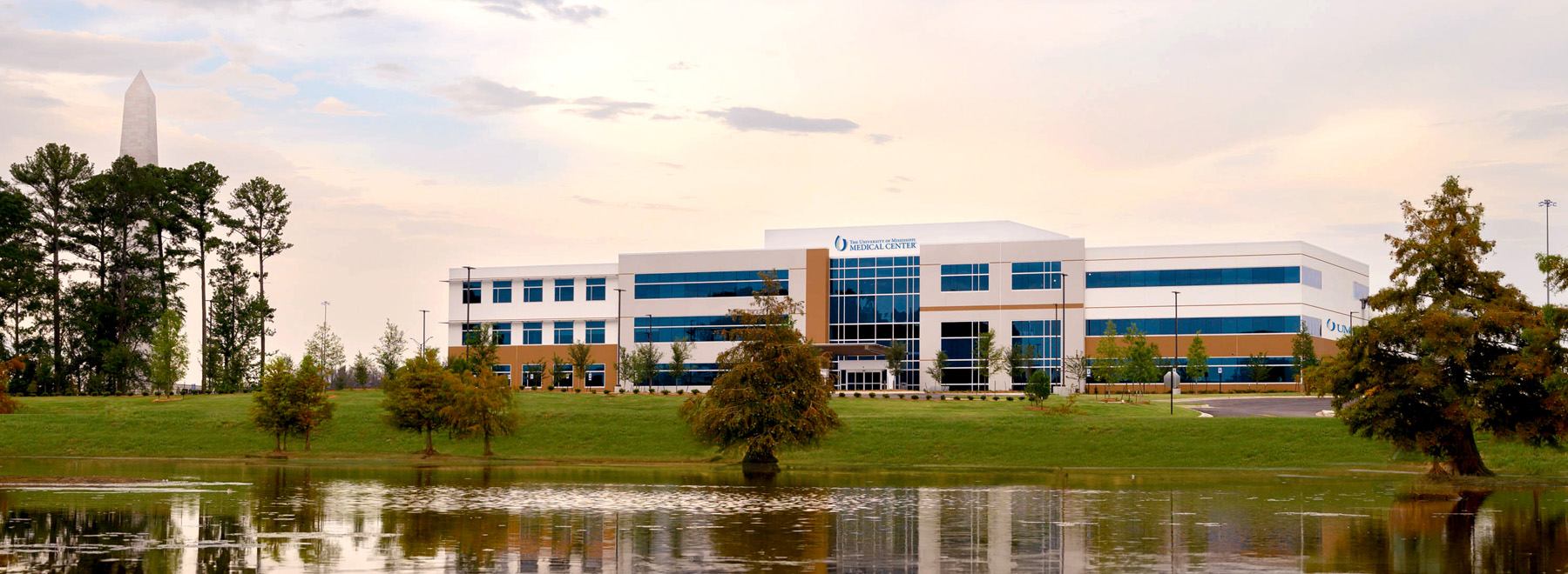 Exterior of UMMC Colony Park South building in Ridgeland, MS.