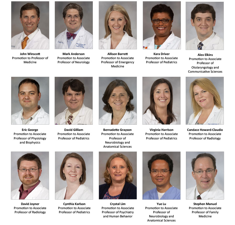 UMMC promotions and tenure - University of Mississippi Medical Center