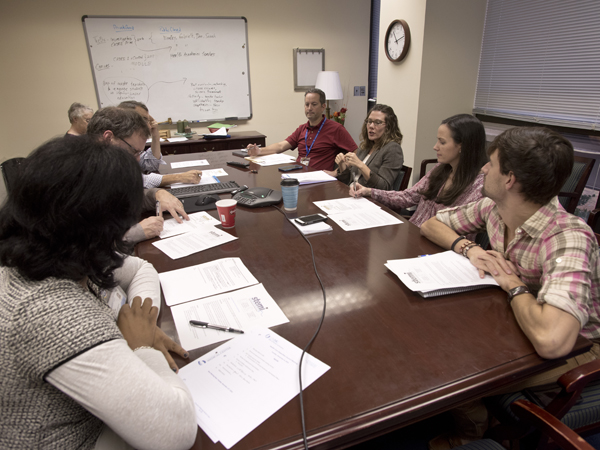 STEMI investigators attend a planning meeting.