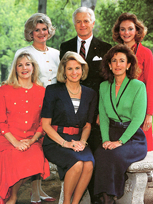 This file photo includes those who helped make the Children's Cancer Center a reality: back, from left, Suzan Thames, Advisory Board member; Howard McMillan, Advisory Board chair; Nancy Studdard, project co-chair; front, Ann Calhoon, project chair; and Advisory Board members Sandra Maris and Helen Ridgway.