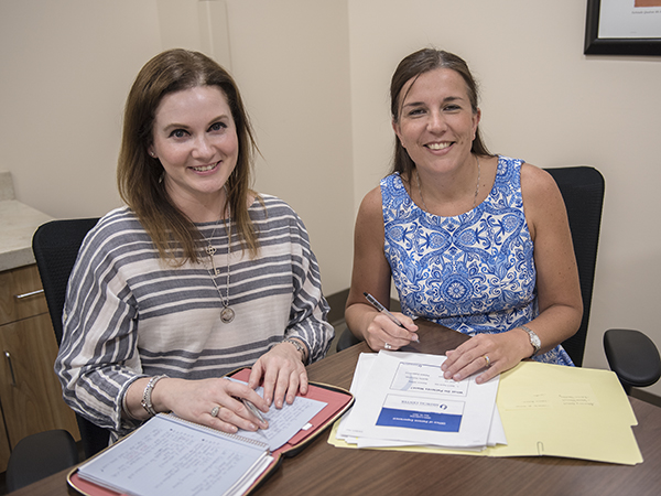 Adrienne Murray, left, and Dr. Lisa Didion are co-directors of the new Office of Patient Experience.