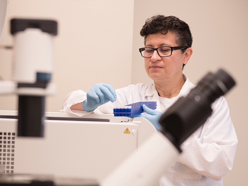 Dr. Norma Ojeda has been involved in basic science research at UMMC for several years. Now, she’s sharpening her skills in clinical investigation.