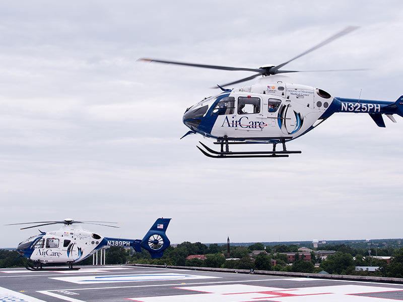 AirCare is a fleet of four medical transport helicopters owned and operated by the University of Mississippi Medical Center.