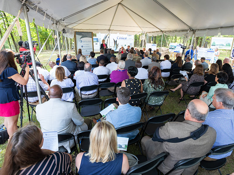 Local, state and federal leaders and Mississippi emergency responders were among those attending groundbreaking ceremonies for the Mississippi Center for Emergency Services.