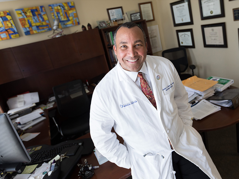 Dr. Leandro Mena is professor of infectious diseases and chair of the Department of Population Health Science in the John D. Bower School of Population Health.