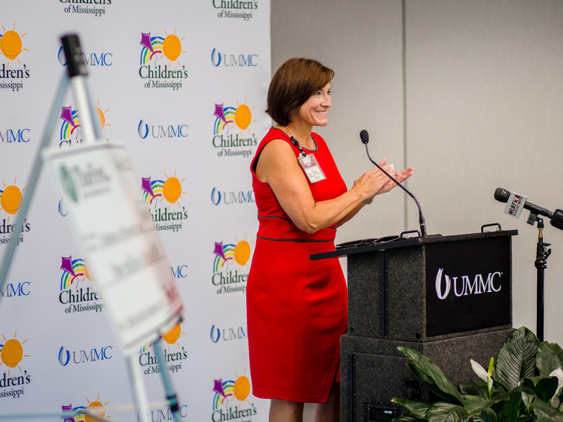 Dr. Mary Taylor, Suzan B. Thames Chair, professor and chair of pediatrics, tells what the Kathy and Joe Sanderson Tower at Children's of Mississippi means for the health care of the state's children.