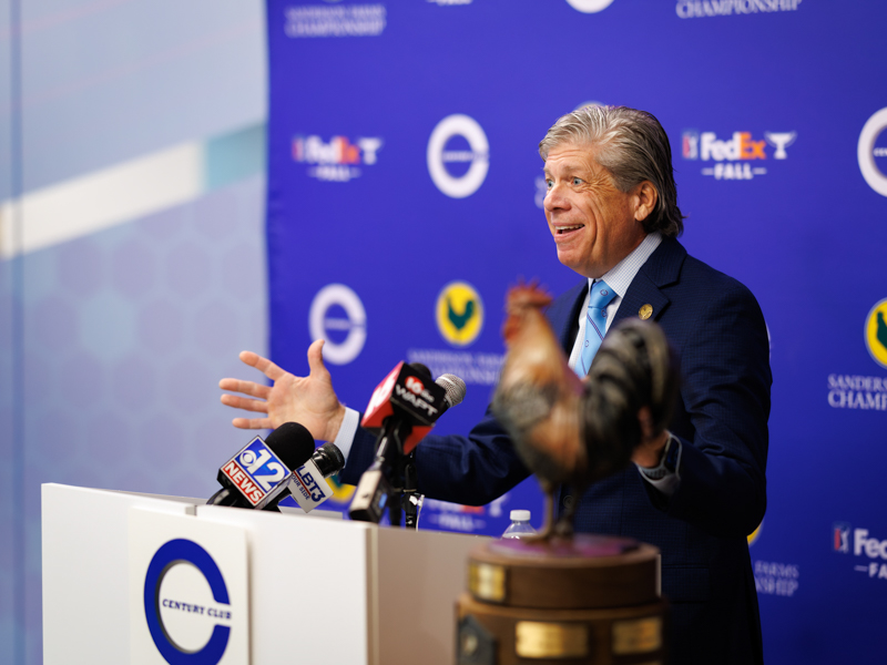 Steve Jent, executive director of the Sanderson Farms Championship, discusses the tournament's commitment to supporting children's health care.