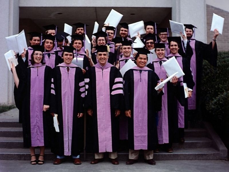 The first class of School of Dentistry graduates in 1979.