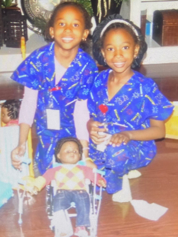 Logan and Erin Dorsey showed a passion for nursing at a young age.