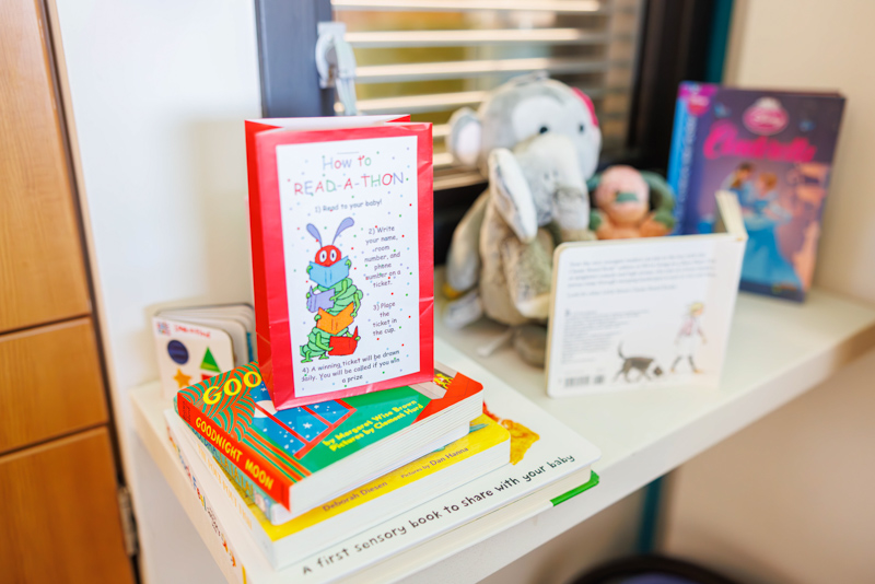 Patients in Children's of Mississippi NICUs at the Kathy and Joe Sanderson Tower and Wiser Hospital for Women and Infants get regular story times as part of the annual Babies with Books Read-a-thon.