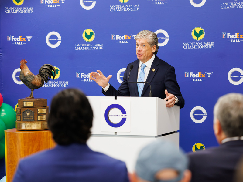Steve Jent, executive director of Sanderson Farms Championship discusses the tournament's commitment to supporting children's health care.