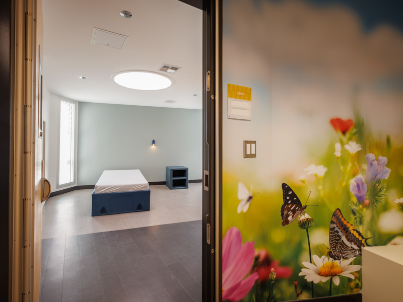 The new adolescent psychiatric unit designed to serve teens ages 13-17 at the children's hospital.