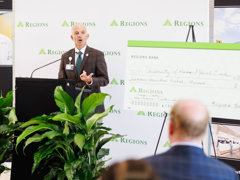 Dr. Alan Jones, associate vice chancellor for health affairs, tells how earning National Cancer Institute designation is part of the Medical Center's five-year strategic plan.
