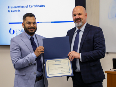 The Department of Preventive Medicine residency graduation ceremony