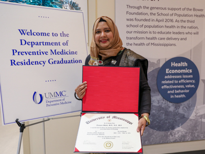 The Department of Preventive Medicine residency graduation ceremony