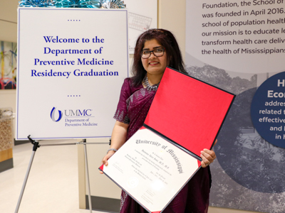 The Department of Preventive Medicine residency graduation ceremony