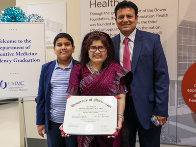 The Department of Preventive Medicine residency graduation ceremony