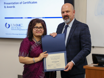 The Department of Preventive Medicine residency graduation ceremony