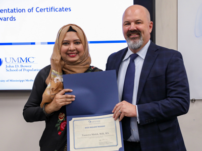The Department of Preventive Medicine residency graduation ceremony