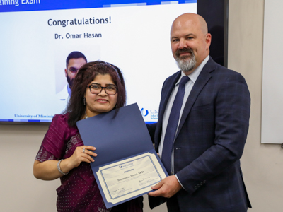 The Department of Preventive Medicine residency graduation ceremony