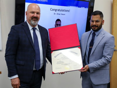 The Department of Preventive Medicine residency graduation ceremony