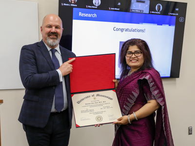 The Department of Preventive Medicine residency graduation ceremony