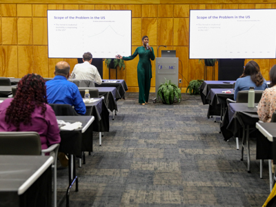 Dr. Veronica Gillispie-Bell delivered the Distinguished Population Health Lectureship
