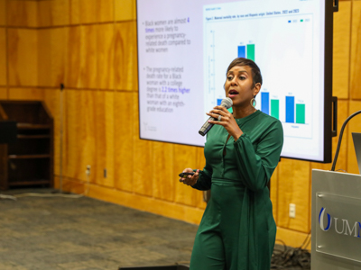 Dr. Veronica Gillispie-Bell delivered the Distinguished Population Health Lectureship