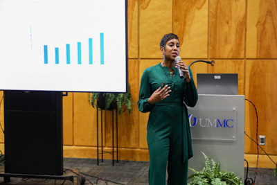 Dr. Veronica Gillispie-Bell delivered the Distinguished Population Health Lectureship