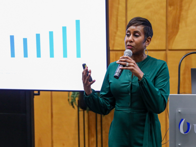 Dr. Veronica Gillispie-Bell delivered the Distinguished Population Health Lectureship