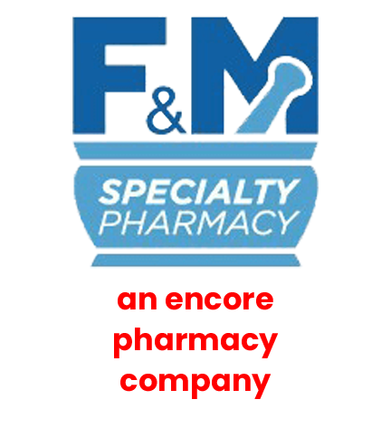 F&M Specialty Pharmacy, an encore pharmacy company logo