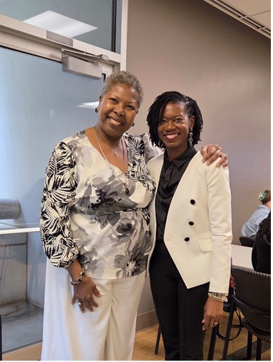 Dr. Marilyn Harrington and Erin Vaughn Jones, Ombudsperson