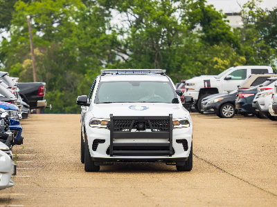 Photo of UMMC Police squad car patrolling parking lot