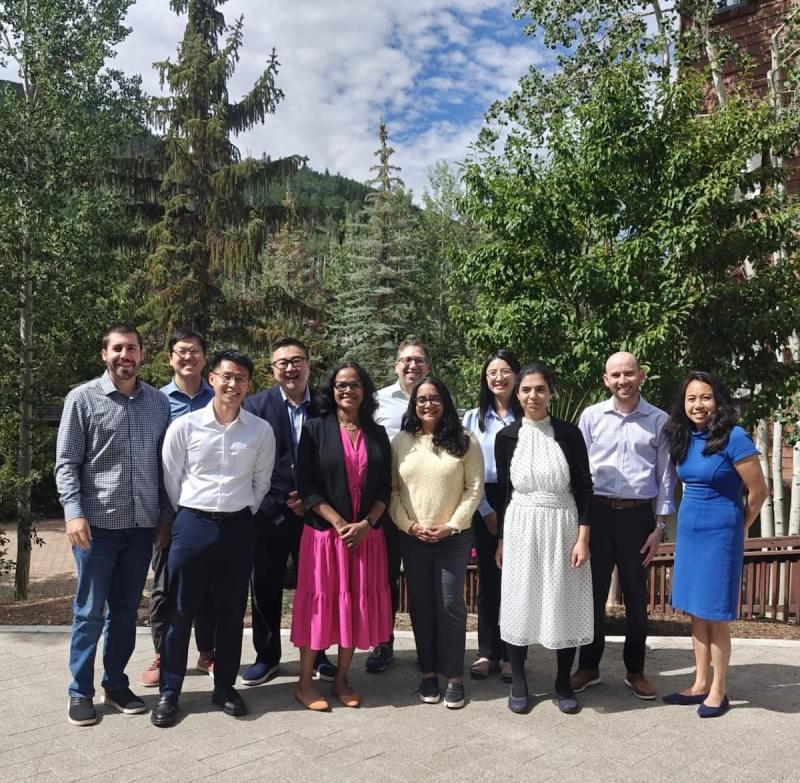 Dr. Manju George, fifth from left, attended the American Association for Cancer Research/ American Society of Clinical Oncology (ASCO) Methods in Clinical Cancer Research Workshop in Vail, Colorado, participating in multiple panel discussions.