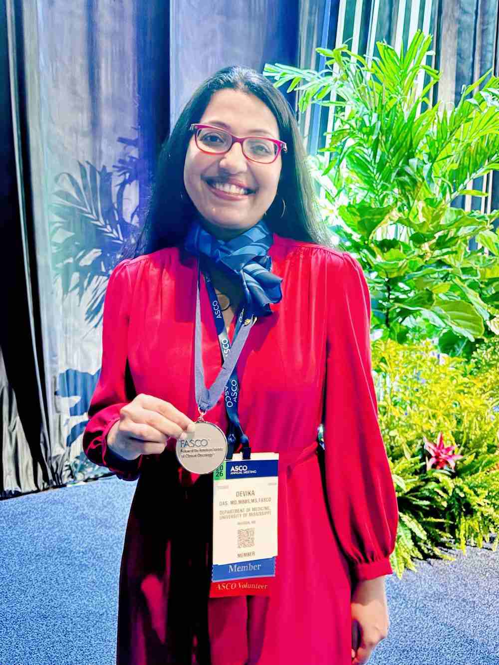 Dr. Devika Das was honored as a Fellow of the American Society of Clinical Oncology.
