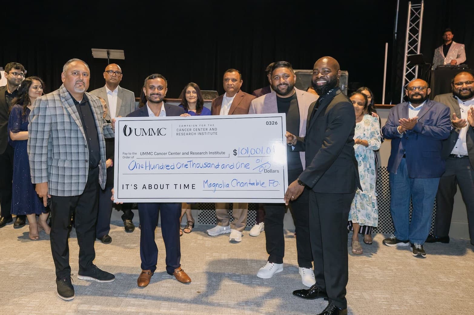 The Magnolia Charitable Foundation made a generous donation to It's About Time: The Campaign for the UMMC Cancer Center and Research Institute.
